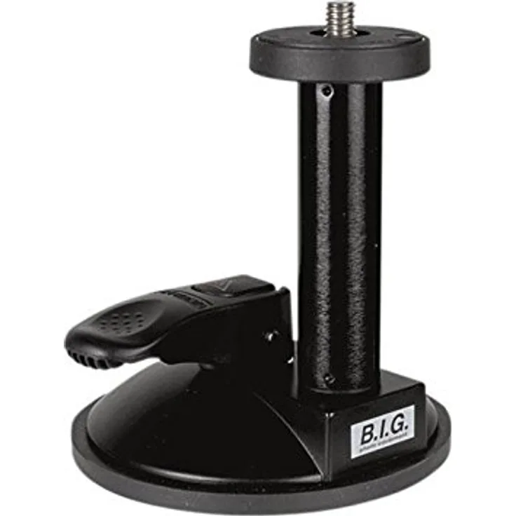 B.I.G. 4259400 SVC120 Profi-Saugstativ mit Vakuum-Kontrolle schwarz
