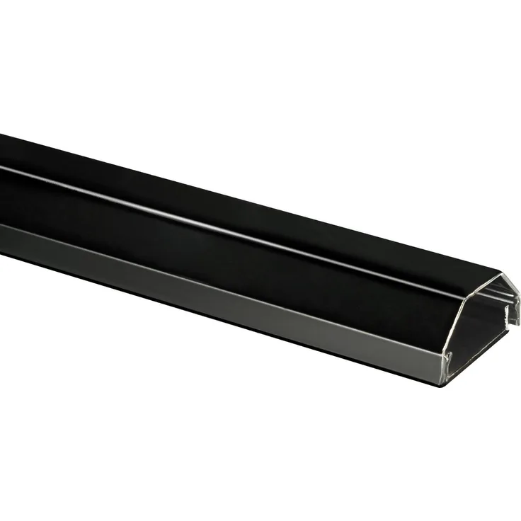 My Wall HZ4-0,75L, Alu Kabelkanal für Wandhalterungen (2-er Set) schwarz