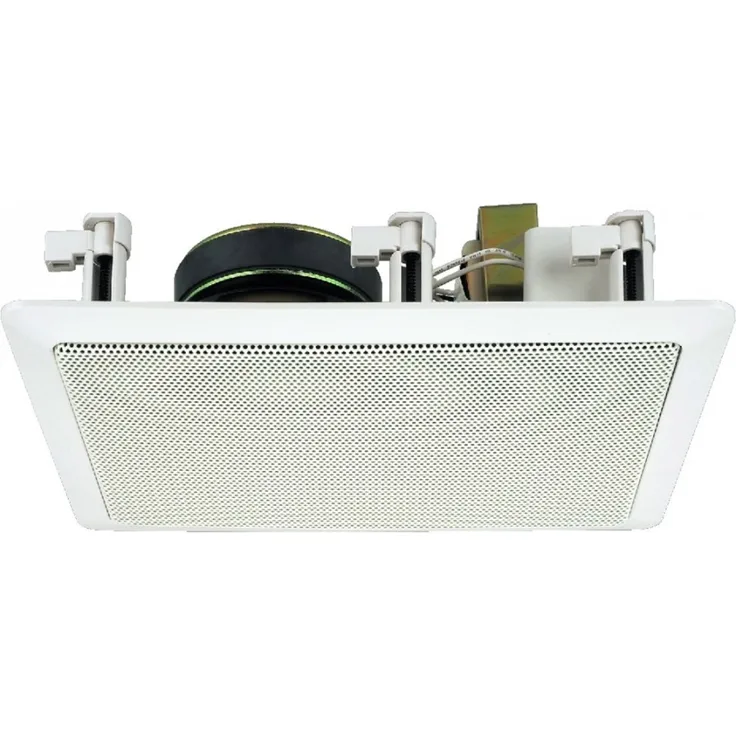 Monacor ESP-22-WS PA Deckenlautsprecher Einbau-Lautsprecher - 20 Watt - weiß