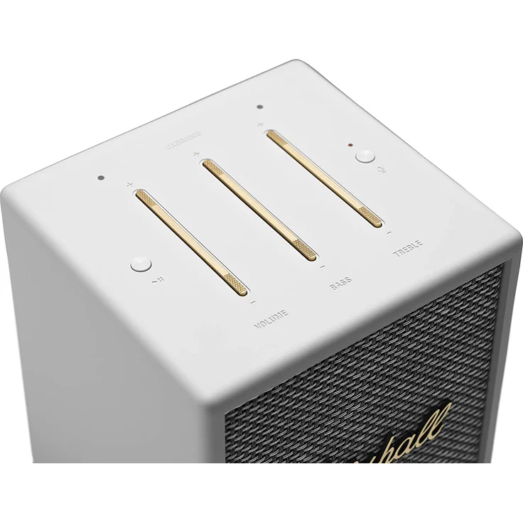 Marshall Uxbridge Streaming-Lautsprecher, Bluetooth, WLAN, Multiroom, Google Assistant, weiß – Bild 2
