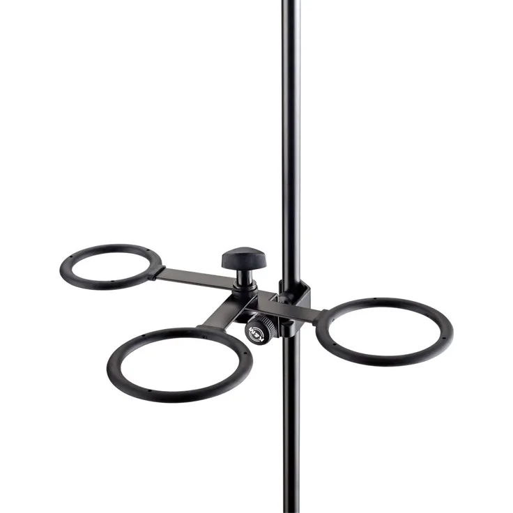 K & M 15910 Trompeten-Dämpferhalter, schwarz 