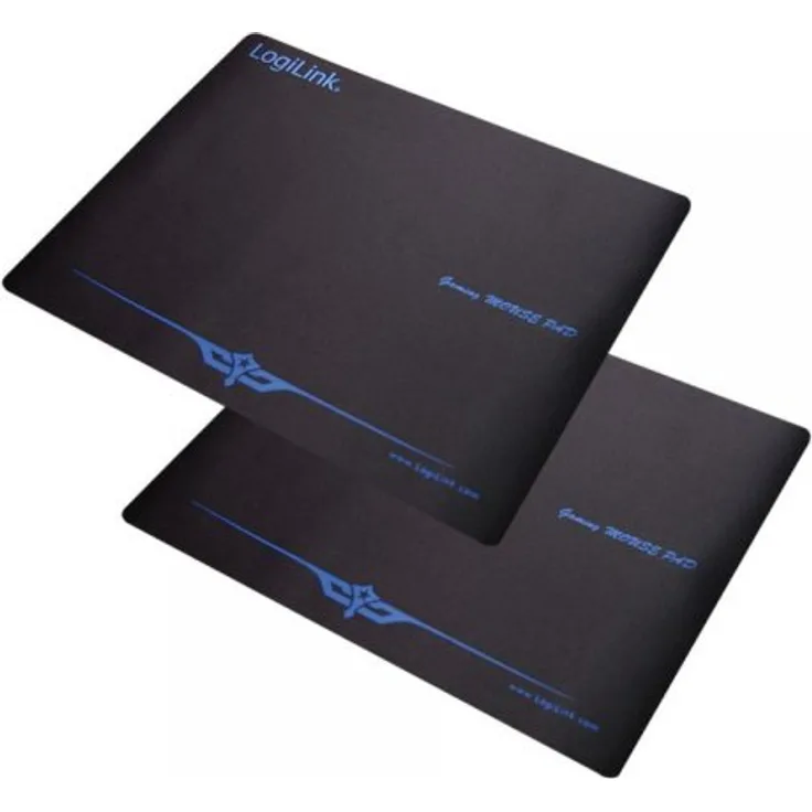 LogiLink Mauspad XXL 300 x 400 mm für Gaming und Grafikdesign 2er Set
