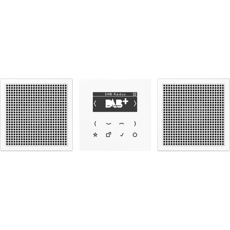 Jung DABLS2WW DAB+ Unterputzradio, weiß