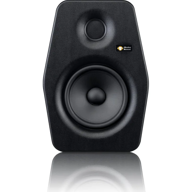 Monkey Banana Turbo 6 black (Stück) , Aktiv-Studio-Monitor , Turbo6 , NEU Regallautsprecher - 30 Watt