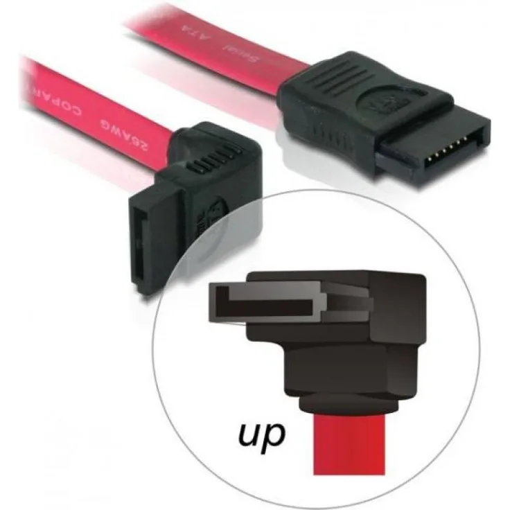 DeLock - Serial ATA / SAS-Kabel - Serial ATA 150/300 - Serial ATA, 7-polig - Serial ATA, 7-polig - 50 cm (84220)