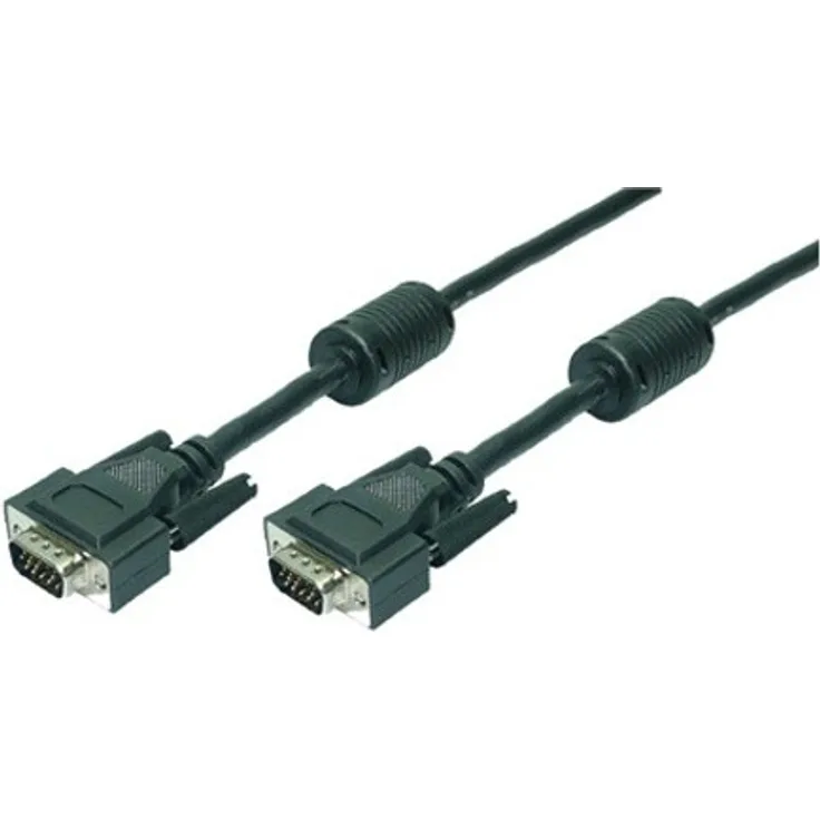 LogiLink 3m VGA - VGA (D-Sub) - VGA (D-Sub) - Männlich/männlich - Schwarz - RoHS - UL-2919 (CV0002)