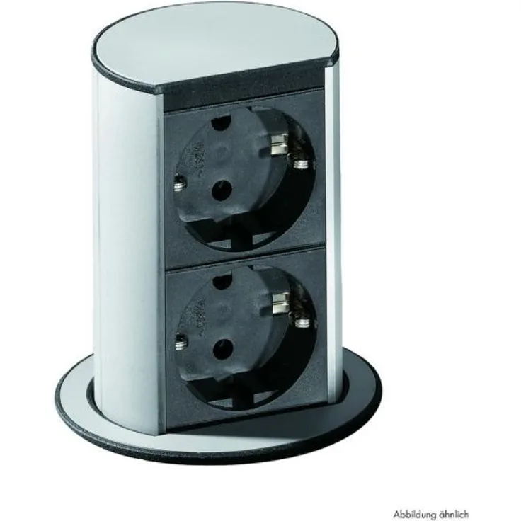 Elevator 2, Schukosteckdose, Dose, Rahmen, mit schweizer Steckdosen