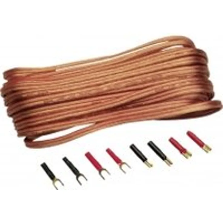 Sinuslive 2X 1,5mm² Lautsprecherkabel 10m mit Anschluss-Stecker