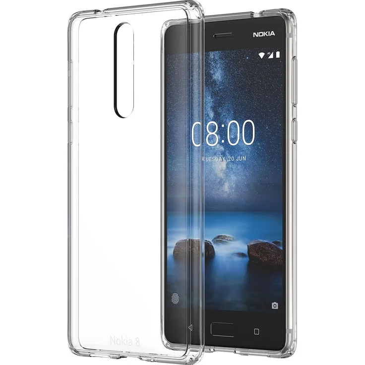 Nokia 1A21PR100VA Hybrid Crystal Schutzhülle CC-701 für 8 Transparent