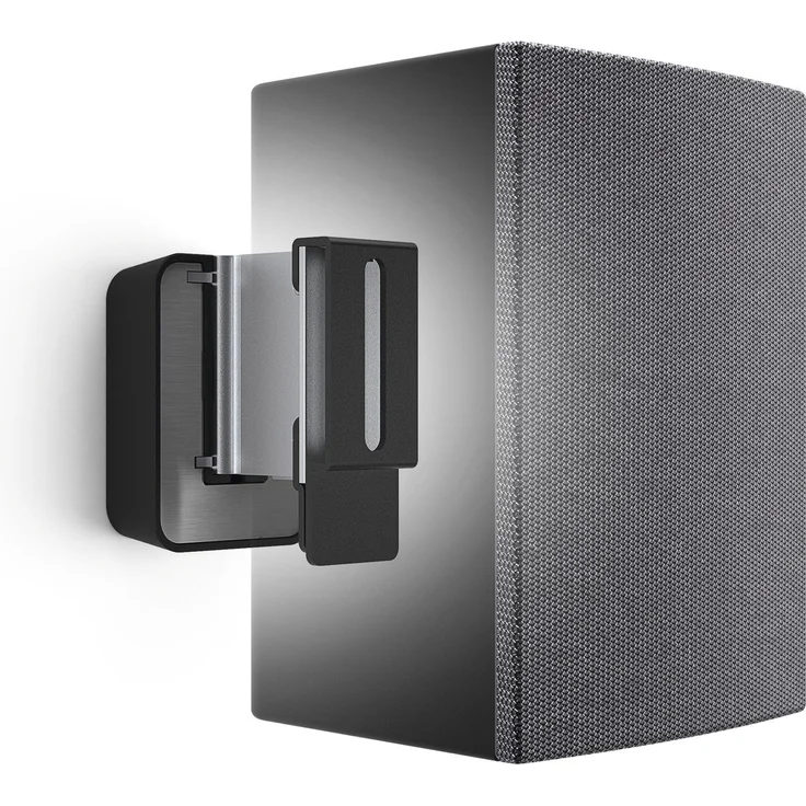 Vogel's SOUND 3200 Universeller Lautsprecher Wandhalterung 5kg, Auch geeignet für Denon Home 150, Schwarz (1x) – Bild 1