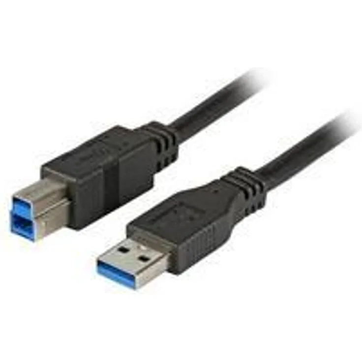EFB-Elektronik USB3.0 Anschlusskabel A-B, St.-St, 3,0m, Schwarz, Premium