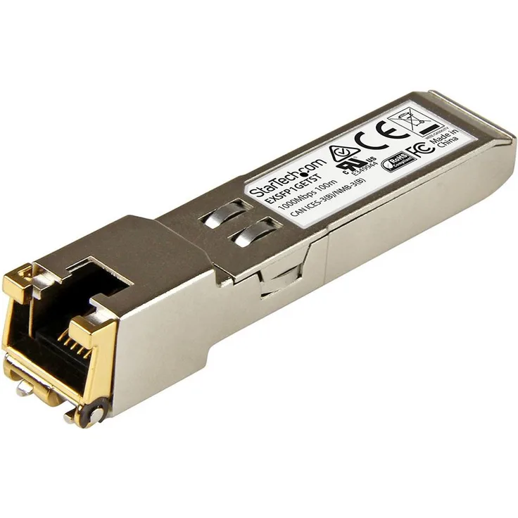 StarTech.com Juniper EX-SFP-1GE-T kompatibel SFP - Gigabit RJ45 Kupfer 1000Base-T SFP Transceiver Modul - 100m - für Datenvernetzung - VerdrilltGigabit Ethernet - 1000Base-T - Hot-Plug-fähig
