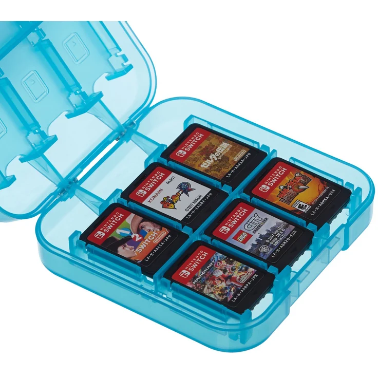AmazonBasics - Aufbewahrungsbox für Spiele der Nintendo Switch - Blau – Bild 1