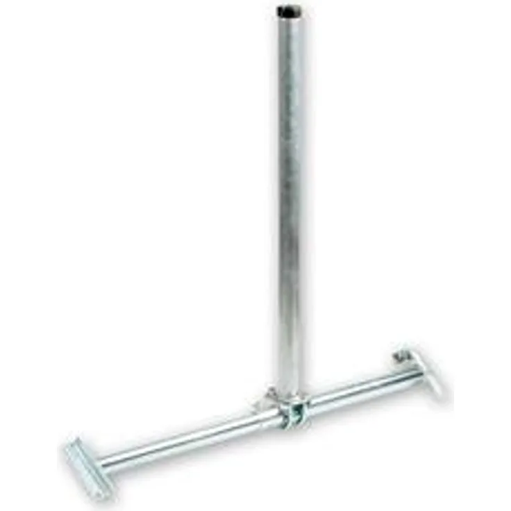 Fuba DSP 090 Dachsparrenhalter - -geprüft für Sat Schüsseln bis 1,0m Durchmesser, Sparrenabstand 52 bis 85 cm, Masthöhe 90 cm, 48 mm, feuerverzinkt