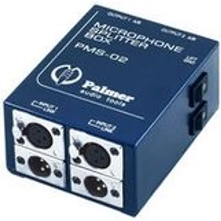 Palmer Mikrofon Split Box 2-Kanal, passiv