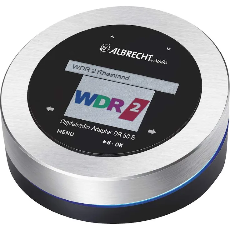DR 50 B Digitalradio- und Bluetoothadapter, silber, schwarz