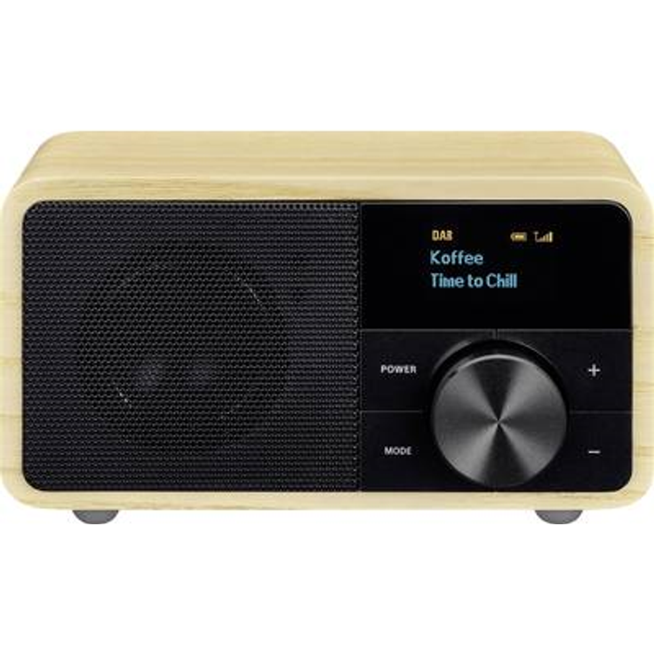 Sangean Genuine Mini DDR-7 DAB+ Tischradio AUX, Bluetooth®, UKW Holz (A500429)