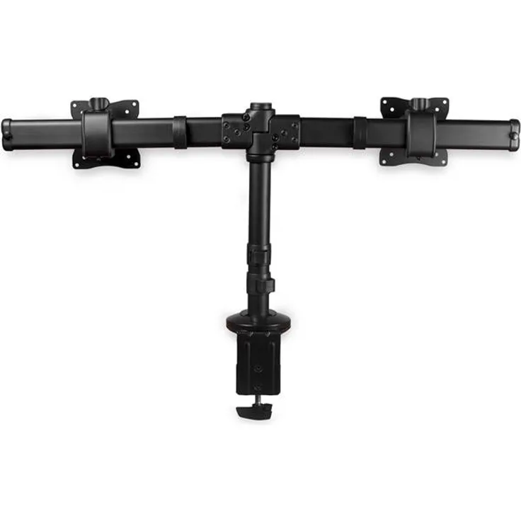 StarTech.com Dual-Monitor-Arm Halterung - für bis zu 27-Zoll-Monitore - Flaches Design - Tischhalterung oder Tüllenloch-Monitorhalterung