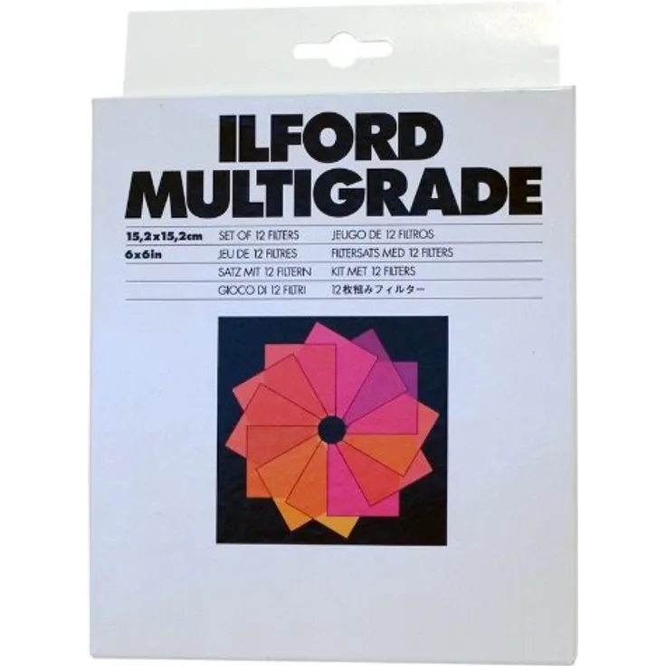 Ilford 1762640 - Objektivfilter (15,2 cm, Contrast Camera Filter, 12 Stück(e))