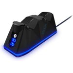 Twin Charging Dock inklusive Kabel (schwarz) (PS5)