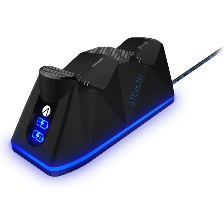 Twin Charging Dock inklusive Kabel (schwarz) (PS5) – Bild 1