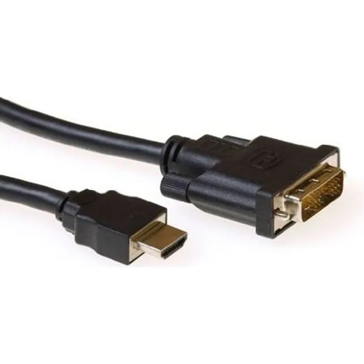 ACT Conversion cable HDMI A male to DVI-D male 2,00 m. Length: 2 m Hdmi a - dvi d sl m/m 2.00m (AK3740)