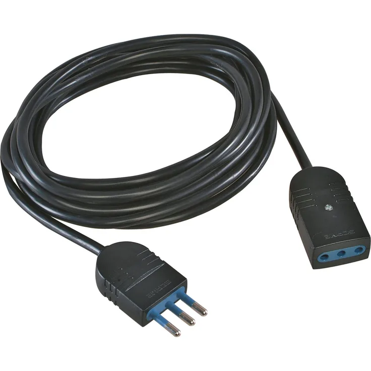 Poly Pool PP0382.1 - Verlängerungskabel (Innenraum, 5 m, 1 AC-Ausgänge, Schwarz, 250 V, 10 A)