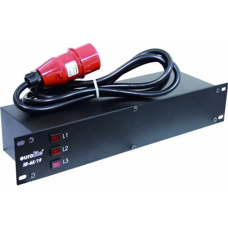 EUROLITE SB-65/19 CEE-Stromverteiler 19, Schutzkontakt 