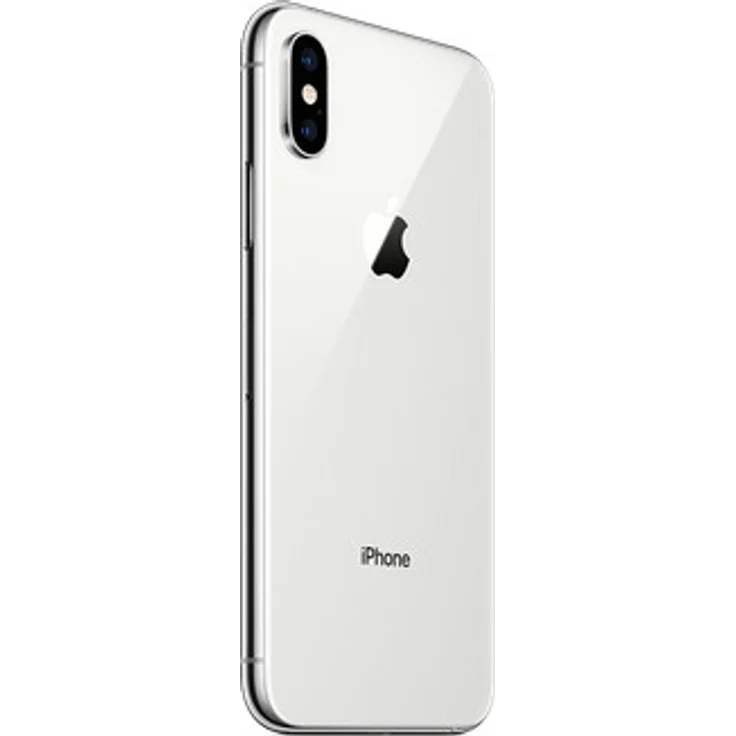 Apple iPhone XS Smartphone 14,73cm (5,8 Zoll) OLED-Display, 64GB interner Speicher, 4GB RAM, iOS, Silber – Bild 3