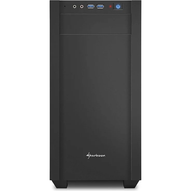 Sharkoon S1000 micro ATX Gehäuse, schwarz – Bild 4