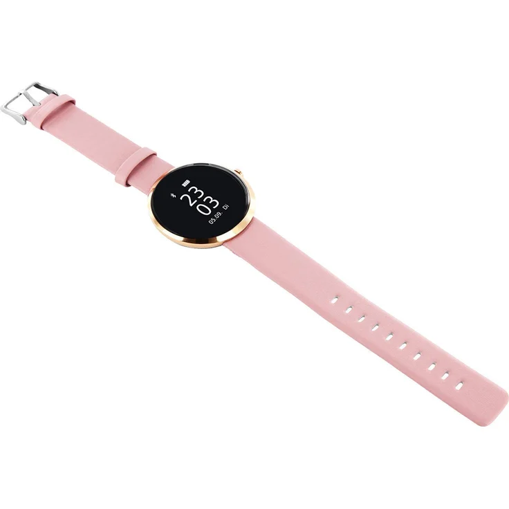 xlyne Siona XW Fit Smartwatch Damen, 43mm, Metallgehäuse, Roségold/Rosa – Bild 2