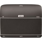 Jabra Freeway Bluetooth KFZ Freisprecheinrichtung (Deutsche Sprachsteuerung, Stereo-Sound, Doppelmikrofontechnologie, Geräuschunterdrückung, Audiostreaming, FM-Transmitter), schwarz