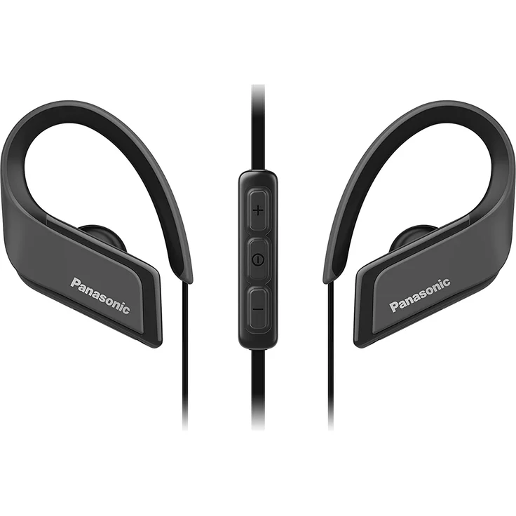 Panasonic RP-BTS35E-K In-Ear Kopfhörer, mit Bluetooth, Mikrofon, geeignet für Sport, spritzwassergeschützt, schwarz – Bild 1