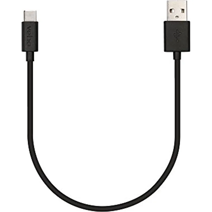 Veho VCL-002-C-20CM 0.2m USB A USB C Männlich Männlich Schwarz USB Kabel (VCL-002-C-20CM)