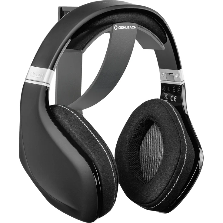 Oehlbach Alu Style W1 - Wandhalterung Kopfhörerhalter für Kopfhörer und Gaming Headsets (eloxiertes Aluminium, schnelle Wandmontage & optimale Aufbewahrung) Silber – Bild 7