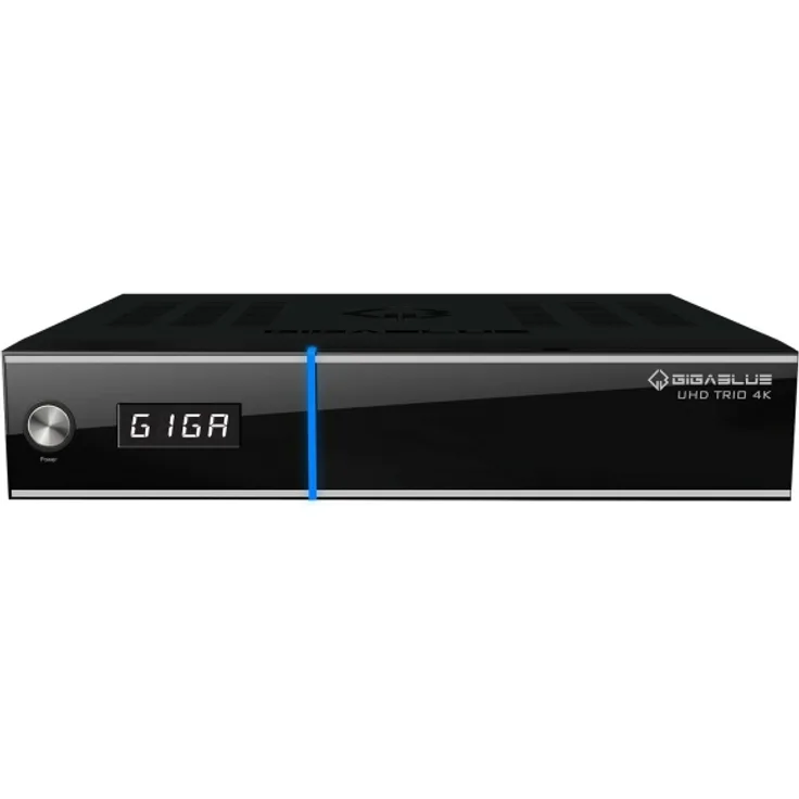 GigaBlue UHD Trio 4K, UHD-GB-004, DVB-S/S2, DVB-C, DVB-T/T2, HDMI, EPG, Aufnahmefunktion, schwarz