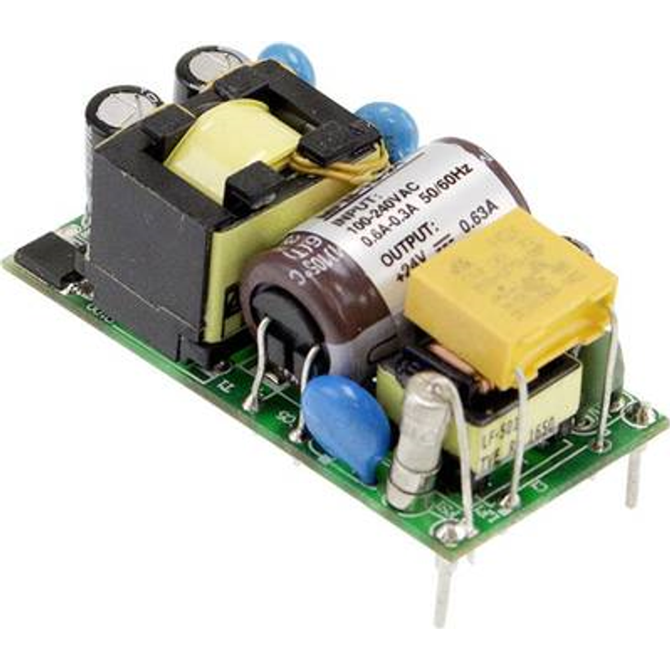 Mean Well AC/DC-Netzteilbaustein, open frame MFM-15-12 12 V/DC 1.25 A (MFM-15-12)