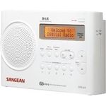 Sangean DPR-69+ tragbares DAB+ Digitalradio (UKW-Tuner, Batterie--Netzbetrieb) weiß