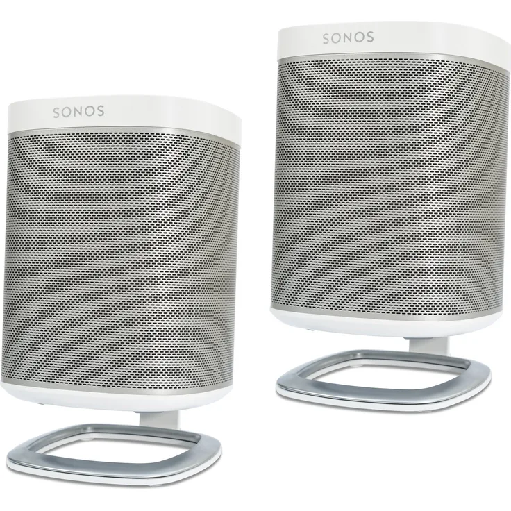 Flexson FLXP1DS2011 Tisch-Ständer für SONOS PLAY:1 weiß, Paar (2 Stück)