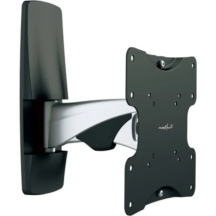 PureMounts MOTION1-37 Wandhalterung für TV Geräte mit 58-107cm (23-42''), VESA 200x200, neigbar: +--15°, schwenkbar: +--45°, Wandabstand: 45-238mm, Traglast max: 30kg, schwarz