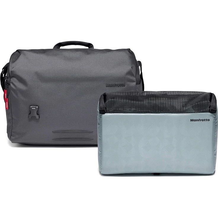 Manfrotto MB MN-M-SD-30 Manhattan Speedy-30 Foto-Schultertasche mit Stativbefestigung, herausnehmbarem Kamera-Case, für DSLR--spiegellose Kameras mit mittlerem-langem Objektiv, beschichtetes Gewebe – Bild 1