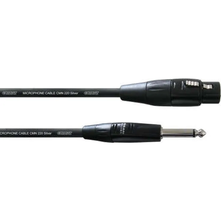 Cordial CIM 10 FP XLR Plug 6.3mm Schwarz (CIM 10 FP)