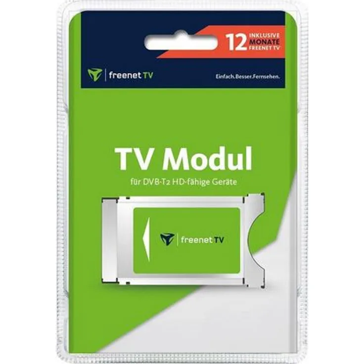 freenet TV CI+ TV Modul DVB-T2 HD mit 12 Monate gratis Guthaben