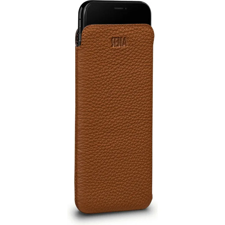 Sena UltraSlim Leather Sleeve, geeignet für Apple iPhone XS Max Braun - SFD39306NPUS-50R