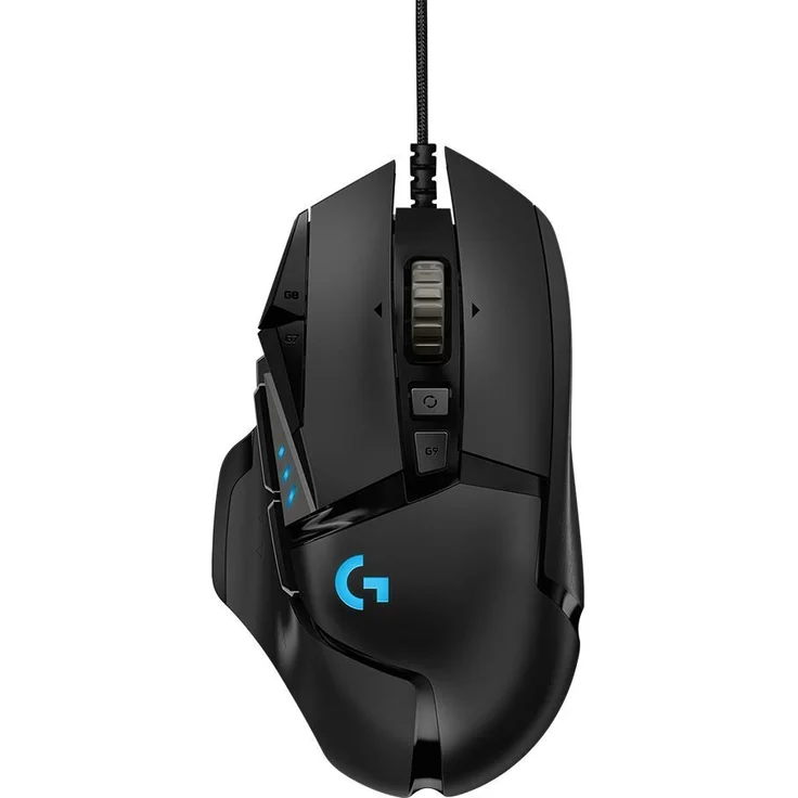 Logitech G502 HERO High-Performance Gaming Maus, HERO 16000 DPI Optischer Sensor, RGB-Beleuchtung, Gewichtstuning, 11 Programmierbare Tasten, Benutzerdefinierte Spielprofile, PC-Mac - EU-Verpackung – Bild 1