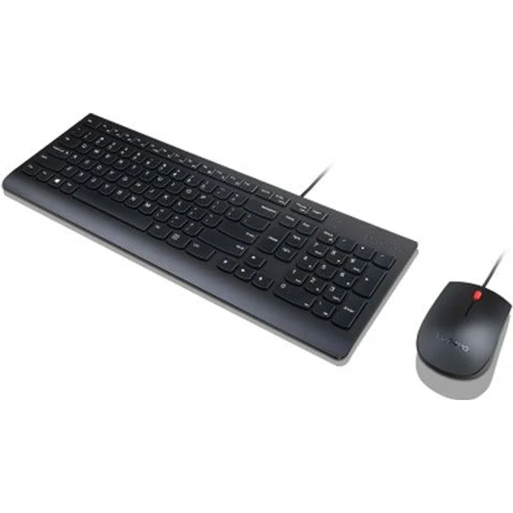 Lenovo Essential Wired Combo - Tastatur-und-Maus-Set - USB - Deutsch QWERTZ - für ThinkCentre M80, ThinkPad P14s Gen 2, P15s Gen 2, T14 Gen 2, T15 Gen 2, V50s-07, V55t-15 (4X30L79897) – Bild 1