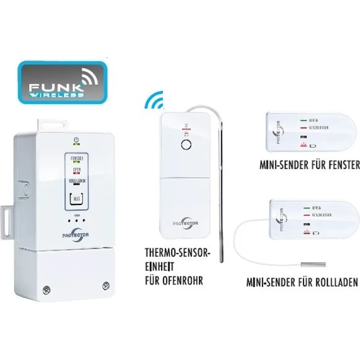 PROTECTOR AS 8040 Funk Abluftsteuerung PREMIUM mit 3 Funksendern