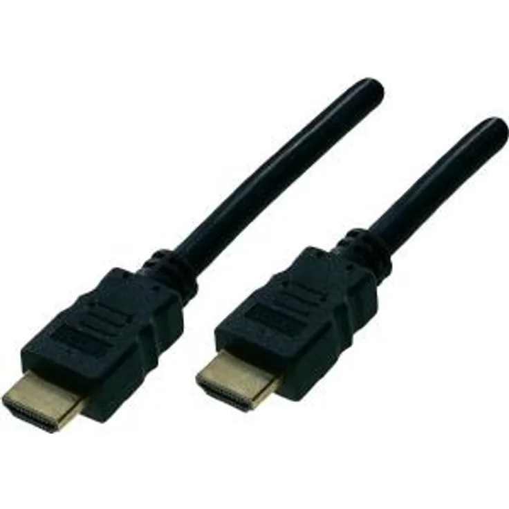 SCHWAIGER -HDM0070 043- High-Speed-HDMI-Kabel mit Ethernet- 0,7 m-HDMI-Stecker > HDMI-Stecker-Ultra HD, 3D mit 1080p Auflösung-schwarz