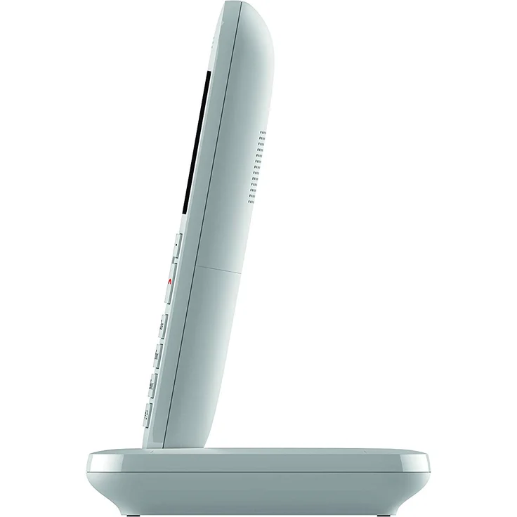 Telekom Sinus 12 Festnetz Telefon schnurlos, 5 cm Farbdisplay, beleuchtete Tastatur, anschlussunabhängige Nutzung an allen handelsüblichen Routern und Standardanschlüssen, Analog-Telefon mit Basis, weiß – Bild 3