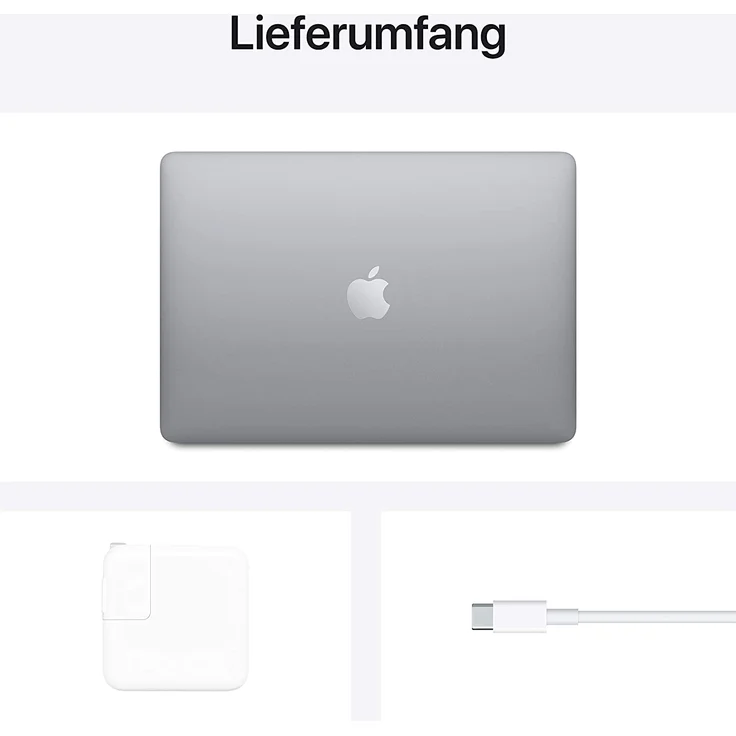 Apple MacBook Air 13 (2020) - 13,3 Zoll (2.560 x 1.600) IPS, Apple M1 Prozessor, 16GB RAM, 512GB SSD, Apple 7 Core GPU, macOS (Space Grau) – Bild 6